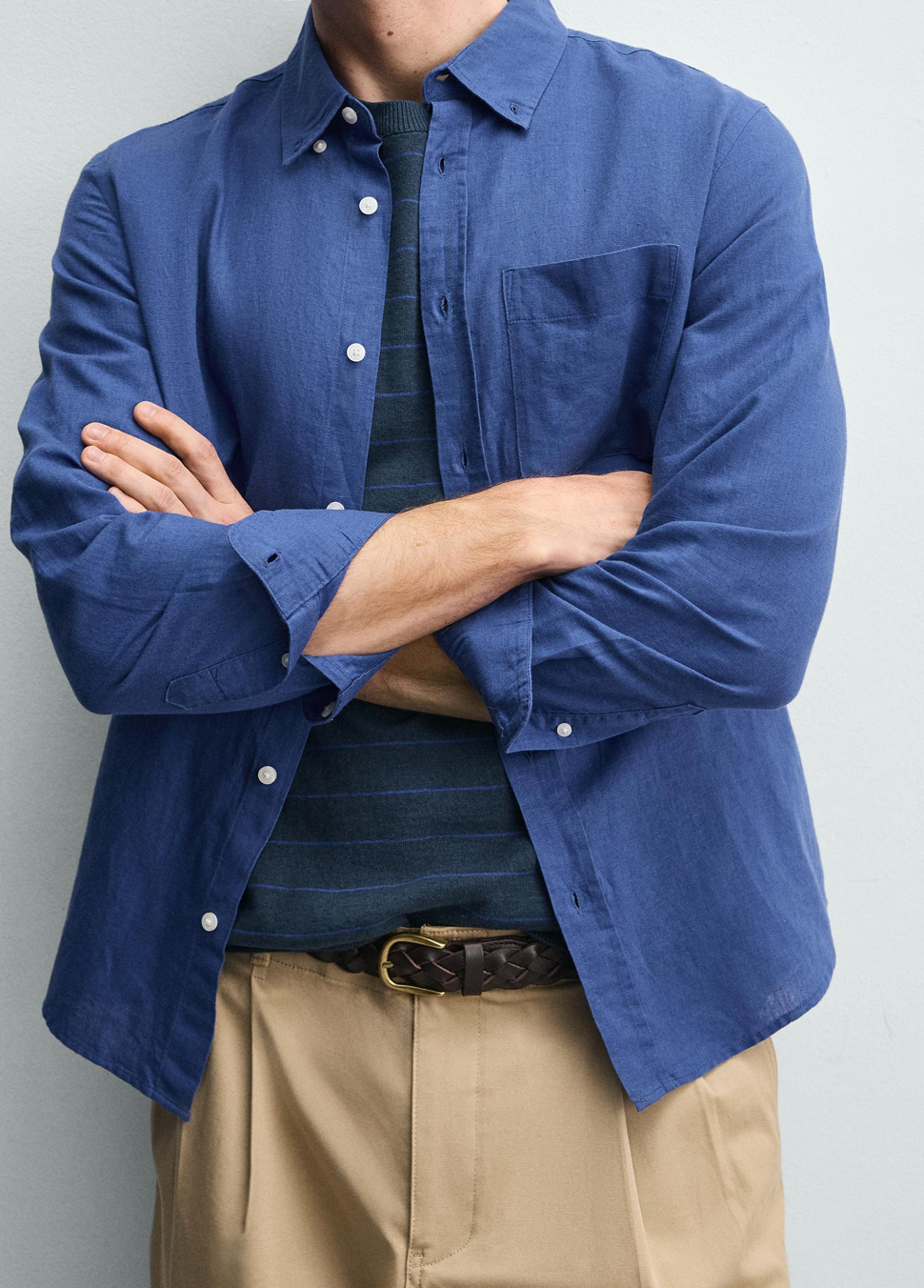 CL REGULAR FIT SHIRT [BLUE]